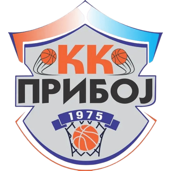 Grb košarkaškog kluba KK Priboj, s loptama i godinom 1975.