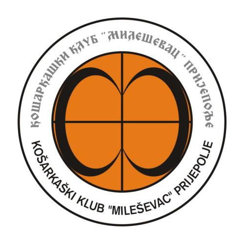 Logotip košarkaškog kluba Mileševa Prijepolje, narandžasta lopta sa belim okvirom.